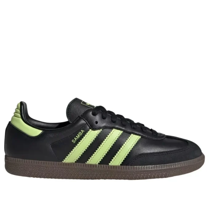 Adidas Samba „Black Pulse Lime“
