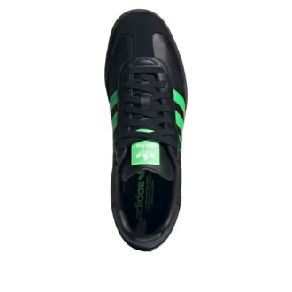 Adidas Samba „Core Black Screaming Green Gum“