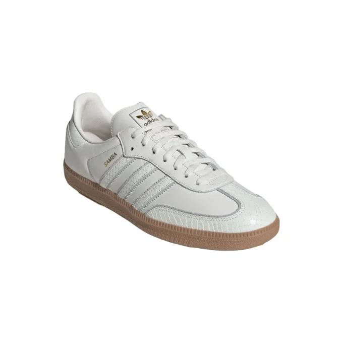 Adidas Samba „Core White Snakeskin“