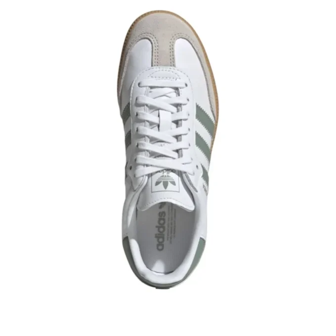 Adidas Samba OG „Cloud White Silver Green“