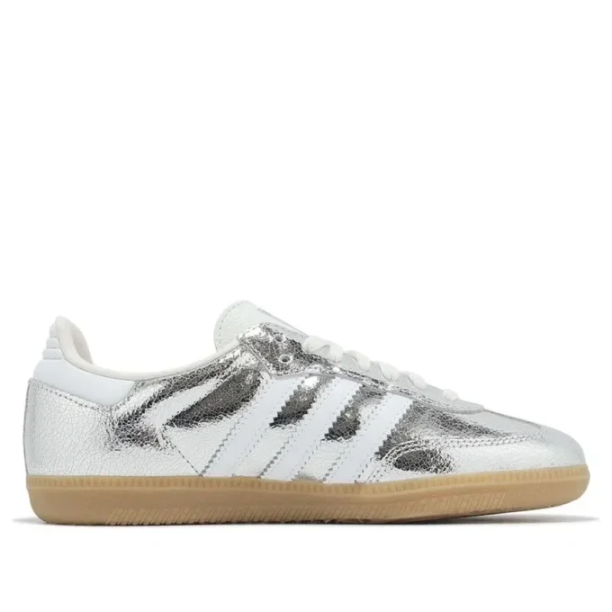 Adidas Samba OG „Silver Metallic Cracked Leather“
