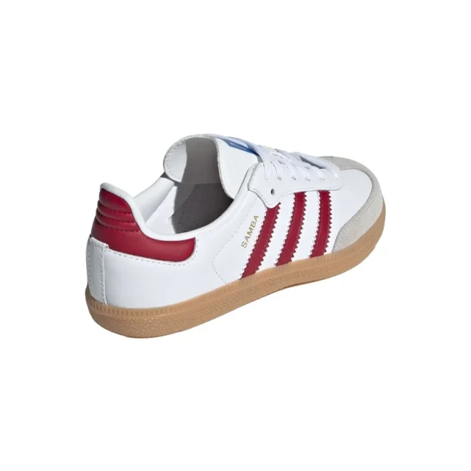 Adidas Samba OG „White Collegiate Burgundy Gum“