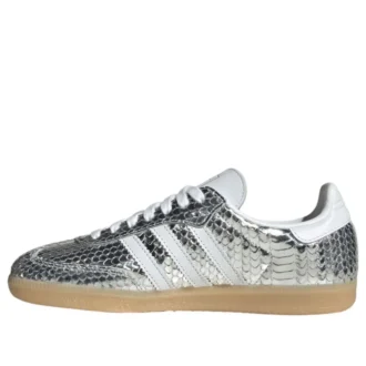 Adidas Samba Patent Snakeskin „Silver Metallic“