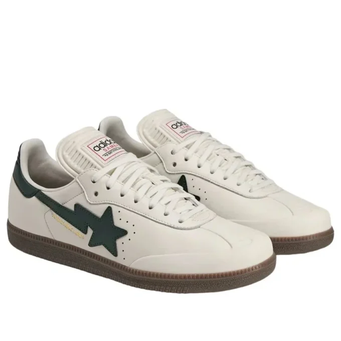 Adidas X a Bathing Ape Samba „White Forest“