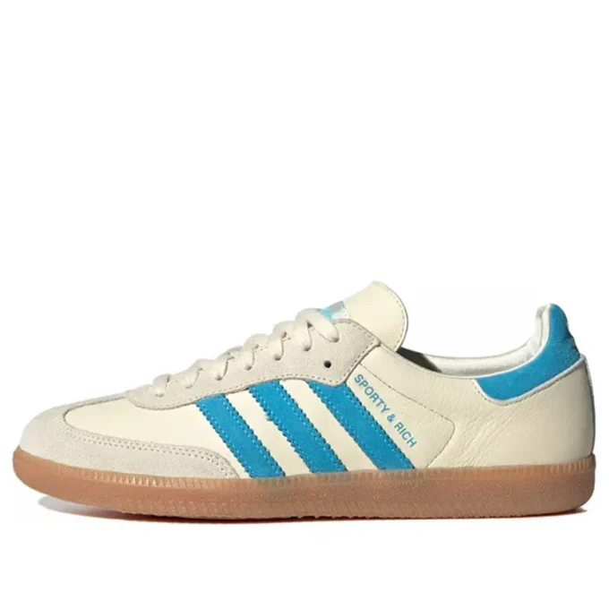 Adidas X Sporty & Rich Samba OG „Beige Blue“